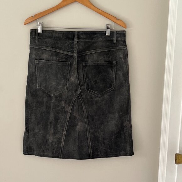 Isabel Marant Etoile Fiali leather midi skirt NWT Size 42 / 10 Lamb Leather - Picture 4 of 12